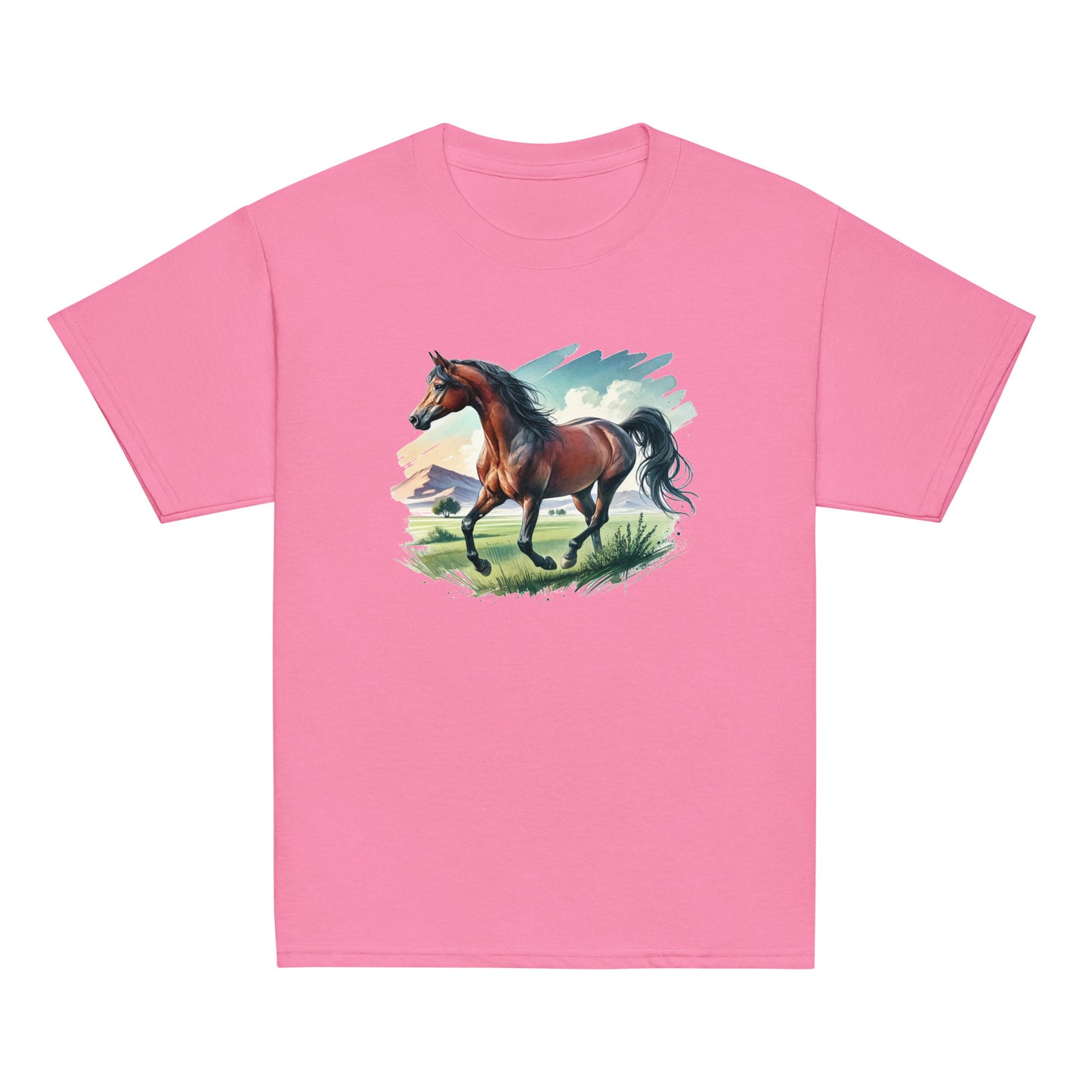 Anmutiger Araber - Mädchen T-Shirt