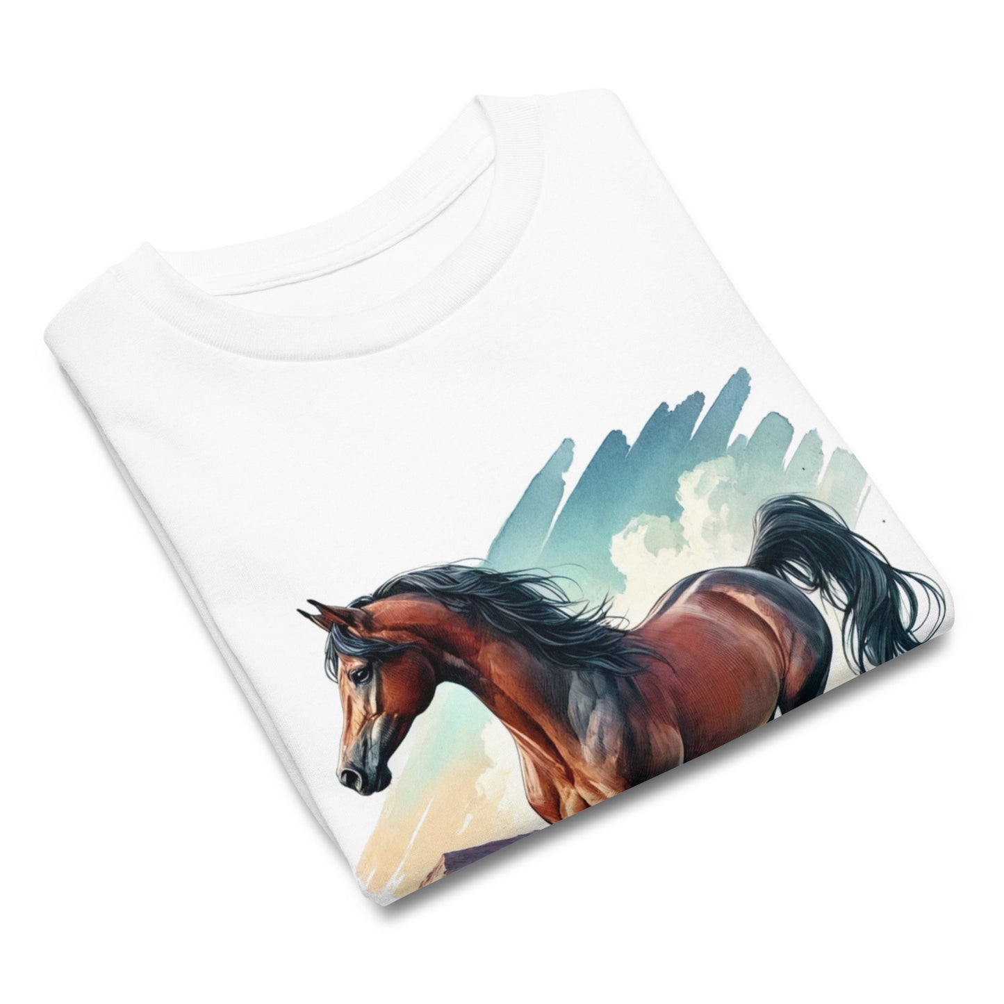 Anmutiger Araber - Mädchen T-Shirt