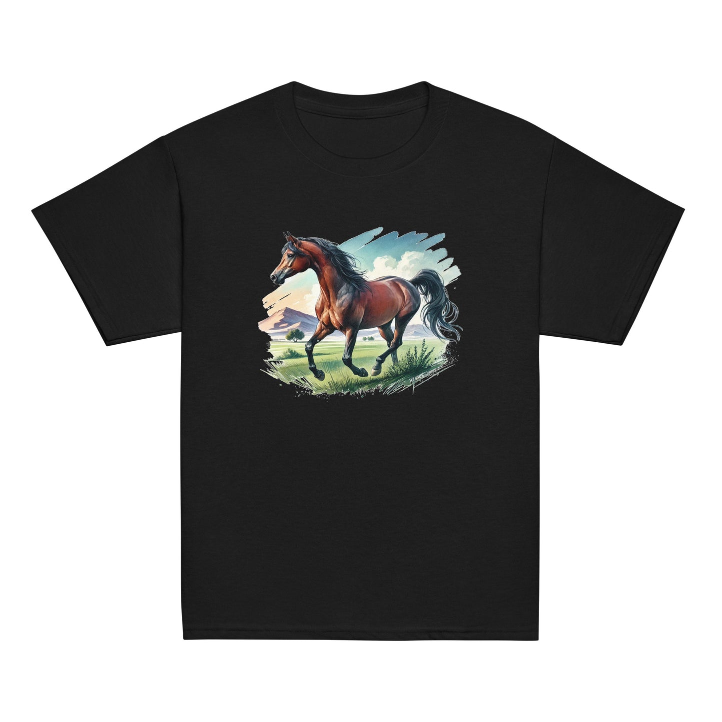 Anmutiger Araber - Mädchen T-Shirt