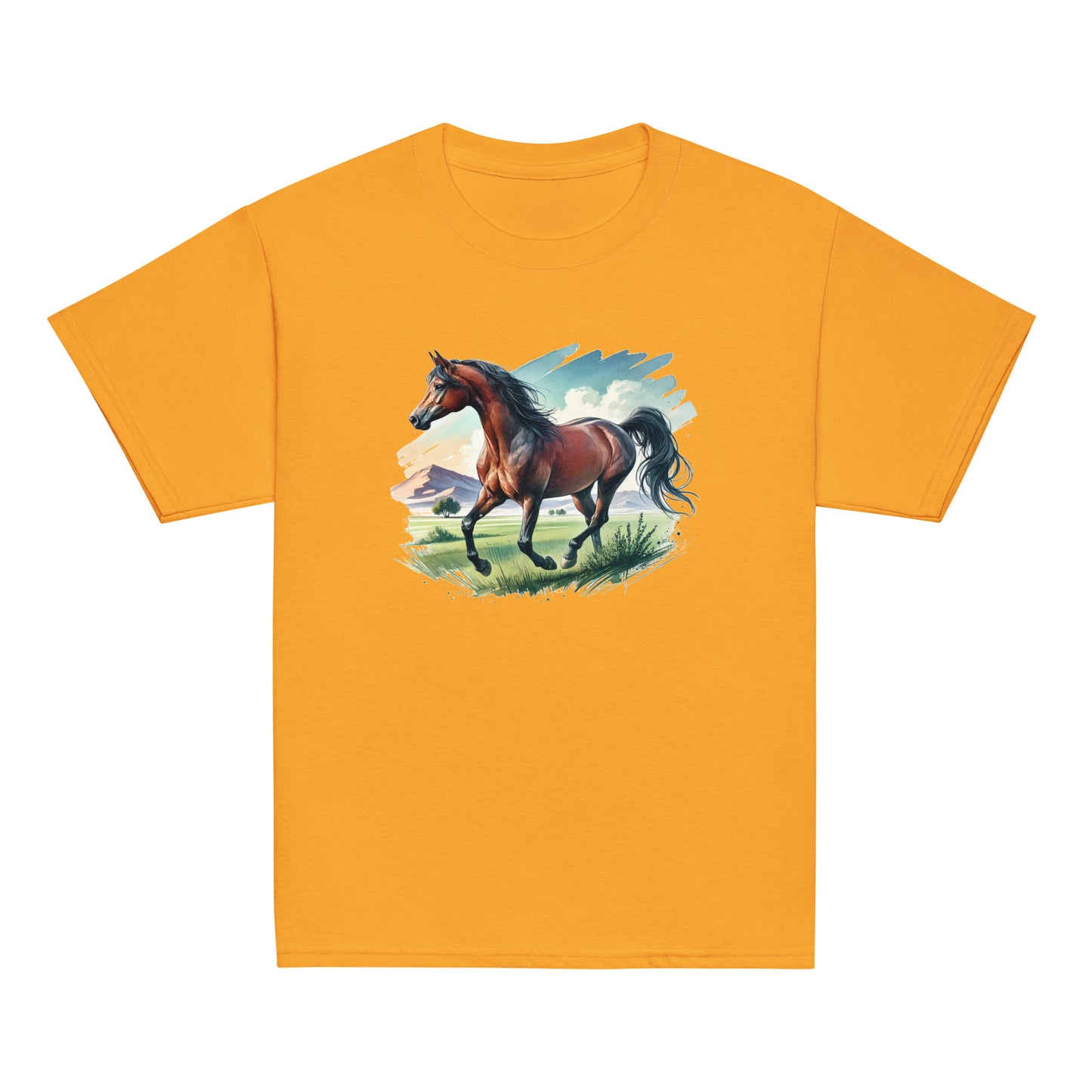 Anmutiger Araber - Mädchen T-Shirt